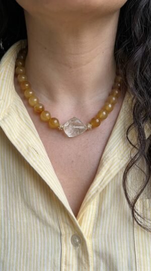 Cadena Honey Quartz